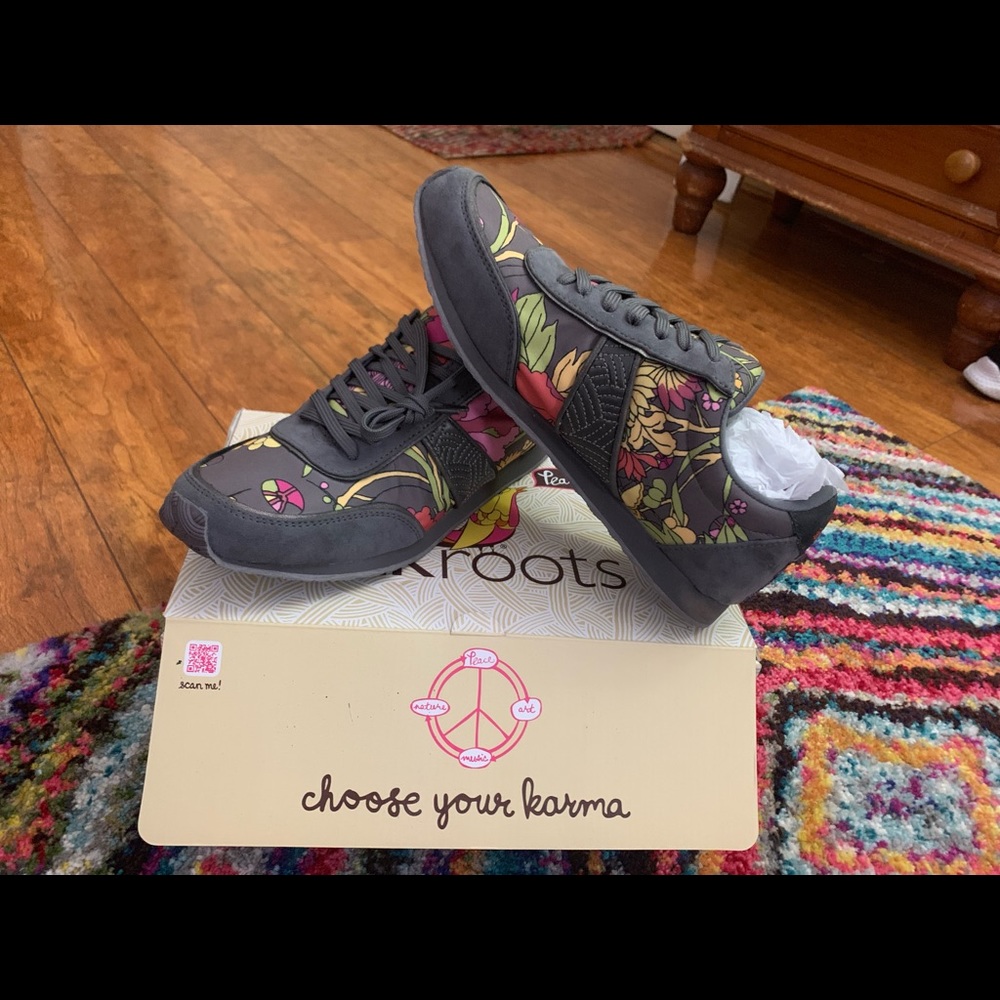 Floral sneakers